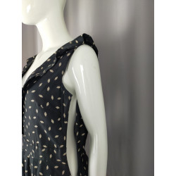 Robe été Promod noire à volants – Taille 38