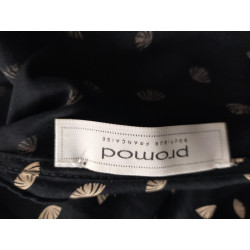 Robe été Promod noire à volants – Taille 38
