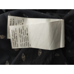 Robe été Promod noire à volants – Taille 38