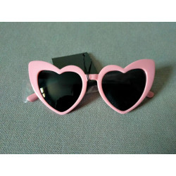 Lunettes cœur enfant rose – Protection UV400 – Look fun été