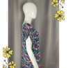 Robe d’été fluide imprimé tropical – Taille 40 Promod