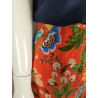 Jupe courte fleurie Naf Naf – Taille 36 | Rouge tropical & couleurs vives