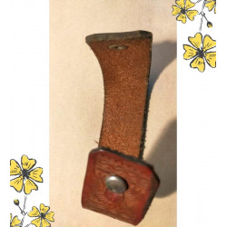 Bracelet vintage cuir gravé – Ethnique & artisanal – Terres d’Ailleurs