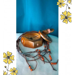 Coffret bijoux vintage bohème + boîte bois sculptée – Collection Terres d’Ailleurs