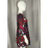 Robe Ba&sh bordeaux à motifs graphiques – Taille 1