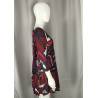 Robe Ba&sh bordeaux à motifs graphiques – Taille 1