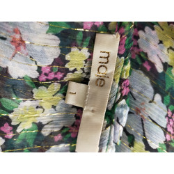 Robe fleurie Maje – Taille 1 – Volants & fils dorés