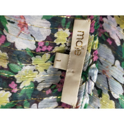 Robe fleurie Maje – Taille 1 – Volants & fils dorés