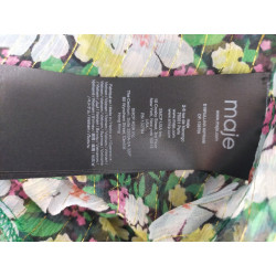 Robe fleurie Maje – Taille 1 – Volants & fils dorés