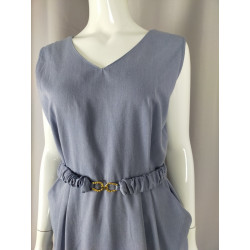 Robe sans manches Frogy bleu jean – Taille 2