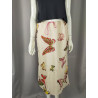Jupe midi 100% soie Gérard Darel – Papillons colorés – T.40