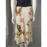 Jupe midi 100% soie Gérard Darel – Papillons colorés – T.40