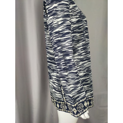 Tunique brodée coton Tory Burch – Bohème chic – Taille S (36/38)