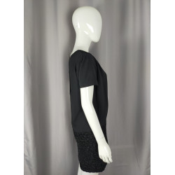 Robe noire élégante Vintage Love – Taille 36/38 – Fabriquée en France