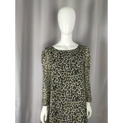 Robe Claudie Pierlot léopard – Taille 40 – Chic & fluide