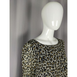 Robe Claudie Pierlot léopard – Taille 40 – Chic & fluide