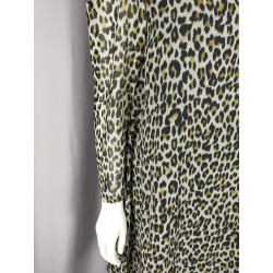Robe Claudie Pierlot léopard – Taille 40 – Chic & fluide