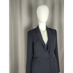 Veste noire élégante Caroll Paris – Taille 38 – Chic intemporel