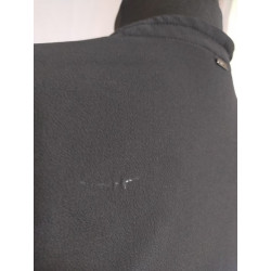 Robe noire drapée IKKS – Taille 34 XS – Chic et élégante