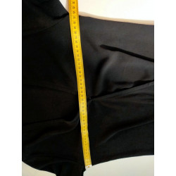 Robe noire drapée IKKS – Taille 34 XS – Chic et élégante