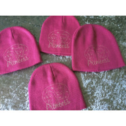 bonnet fille Disney Princess – Rose fuchsia | Chaud & girly hiver